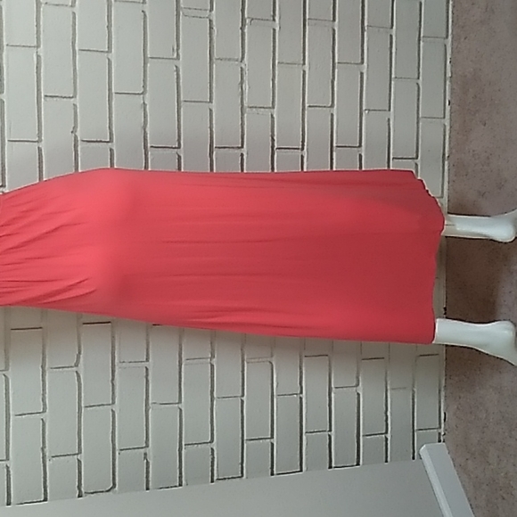 Rue 21 Coral/Cream Lace Floral Maxi Dress. Size Small. - Picture 7 of 11